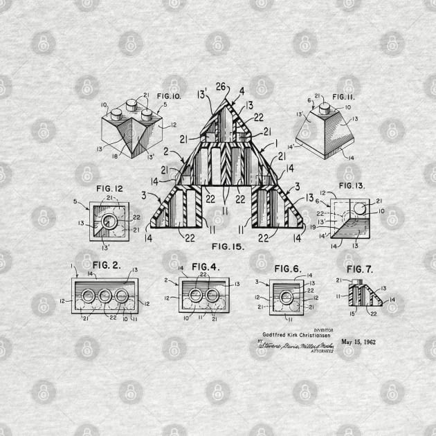 Lego Patent 1962 Legofan Gift by MadebyDesign